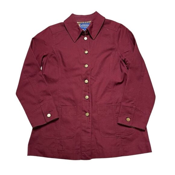 Pendleton Red Utility Jacket Structured Tailored Design - Picture 1 of 7